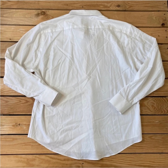 Nordstrom Tech-Smart Trim Fit Shirt size 15/1/2. 32-33 long . - Picture 3 of 8